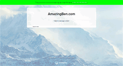 Desktop Screenshot of amazingben.com